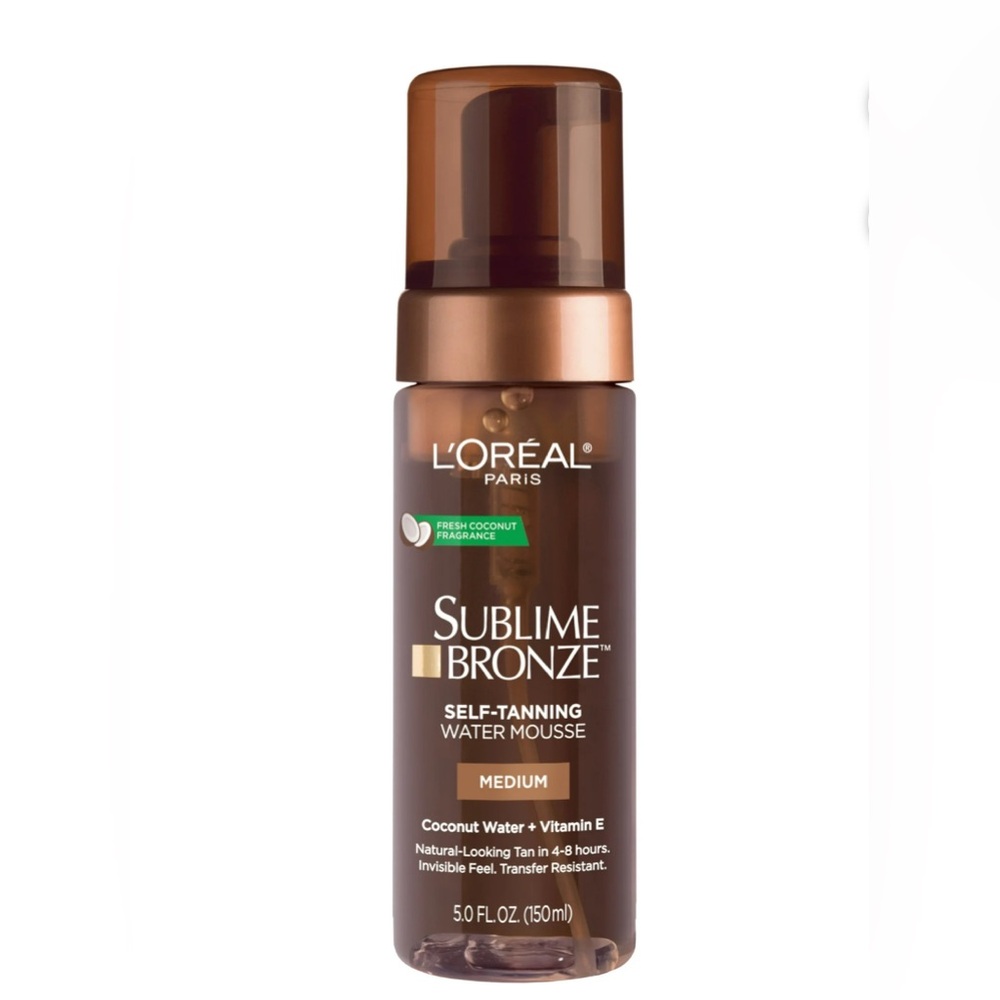 2/$20 L’Oréal Paris Sublime Bronze Self-Tanning Water Mousse – Medium